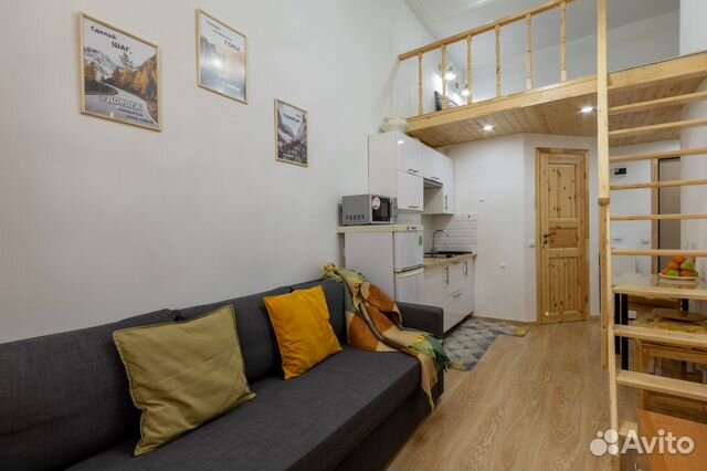 

Квартира-студия, 17 м², 2 кровати