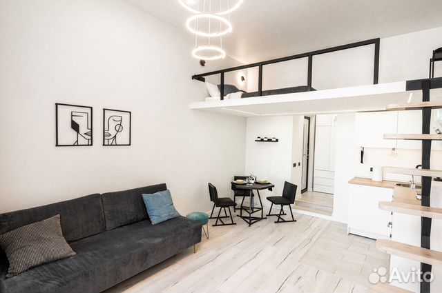 

Квартира-студия, 30 м², 2 кровати