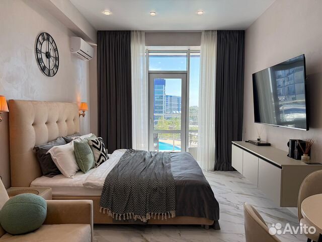 

Квартира-студия, 40 м², 2 кровати