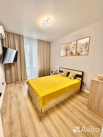 

1-к. квартира, 38 м², 2 кровати