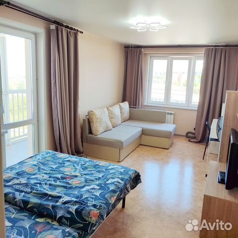 

1-к. квартира, 45 м², 2 кровати
