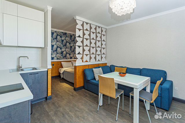 

Квартира-студия, 30 м², 2 кровати