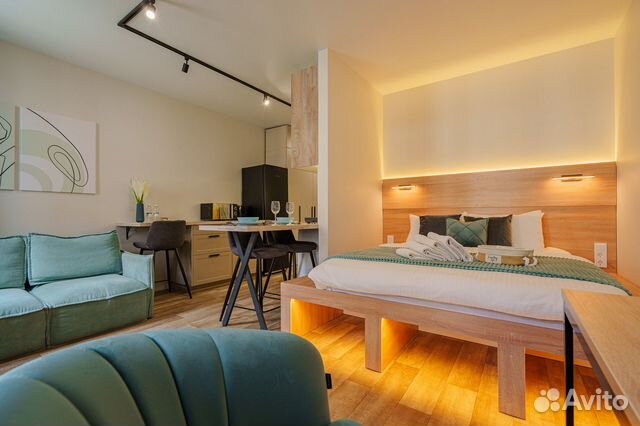 

Квартира-студия, 25 м², 2 кровати