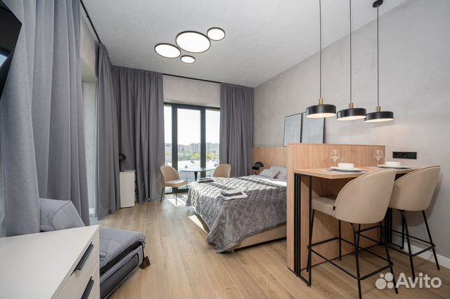 

Квартира-студия, 36 м², 1 кровать