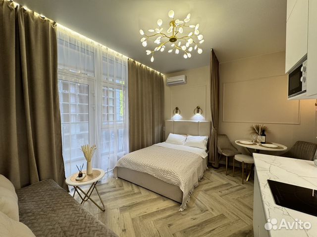 

Квартира-студия, 22 м², 2 кровати
