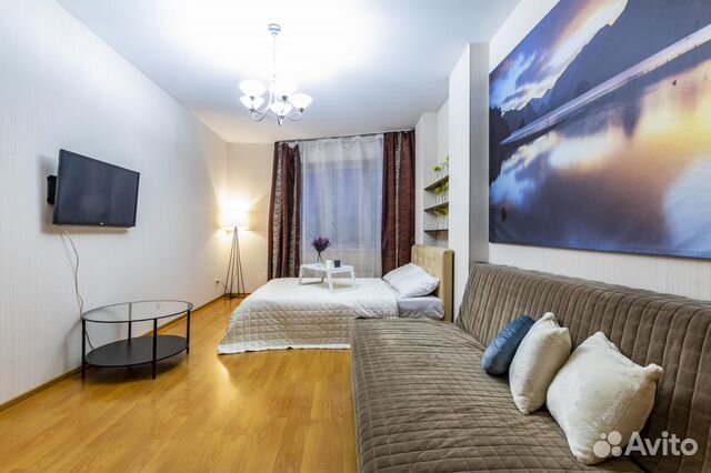 

1-к. квартира, 46 м², 2 кровати