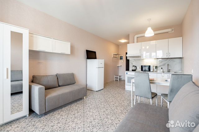 

Квартира-студия, 25 м², 2 кровати