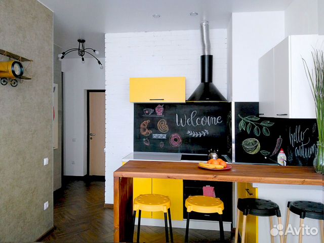 

1-к. квартира, 38 м², 2 кровати