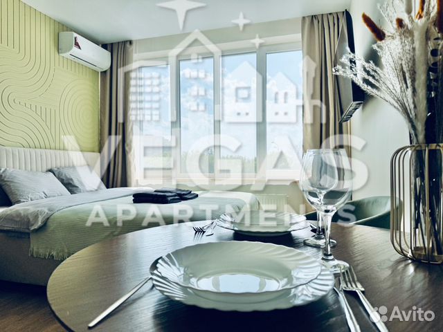 

Квартира-студия, 25 м², 2 кровати