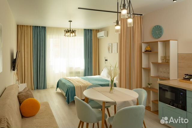 

Квартира-студия, 36 м², 2 кровати