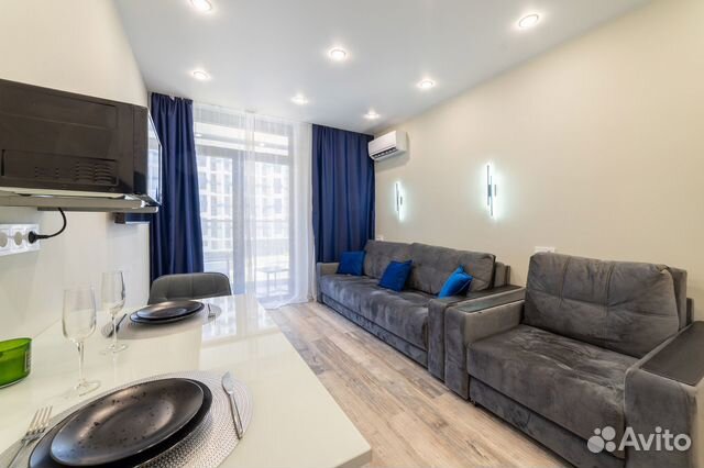 

Квартира-студия, 22 м², 2 кровати
