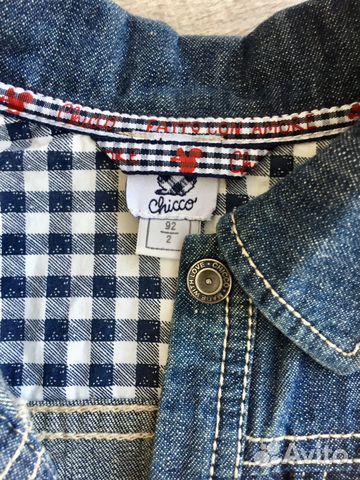 Джинсовая курточка chicco р. 92