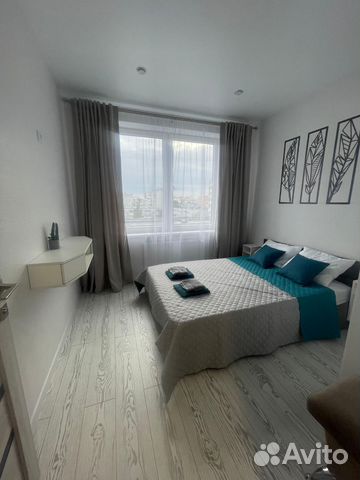 

1-к. квартира, 34 м², 2 кровати