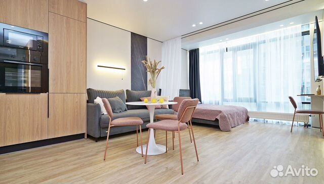

Квартира-студия, 35 м², 2 кровати