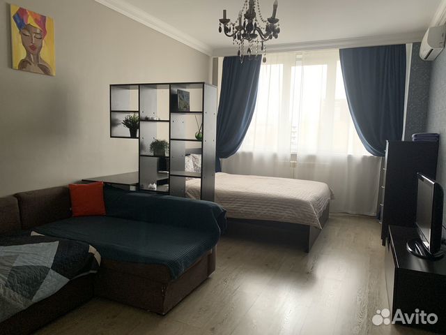 

1-к. квартира, 42 м², 2 кровати