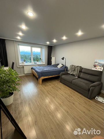 

1-к. квартира, 42 м², 2 кровати