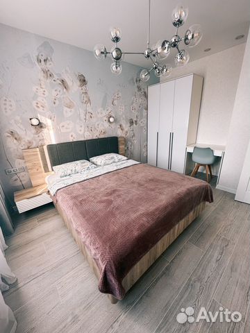 

1-к. квартира, 45 м², 2 кровати