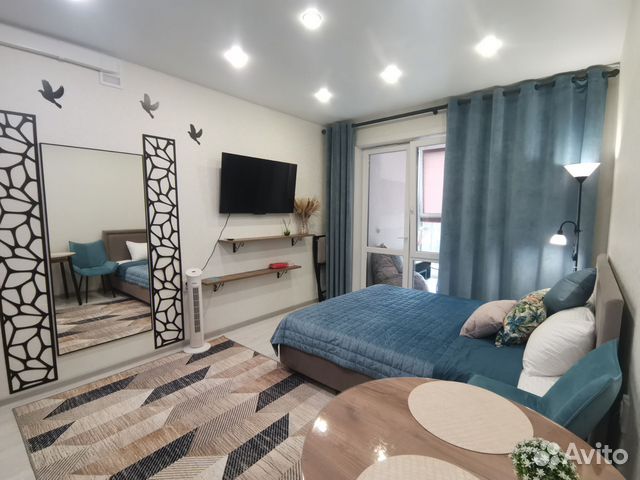

Квартира-студия, 30 м², 2 кровати