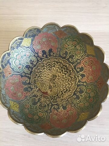 Ваза для фруктов. Бронза