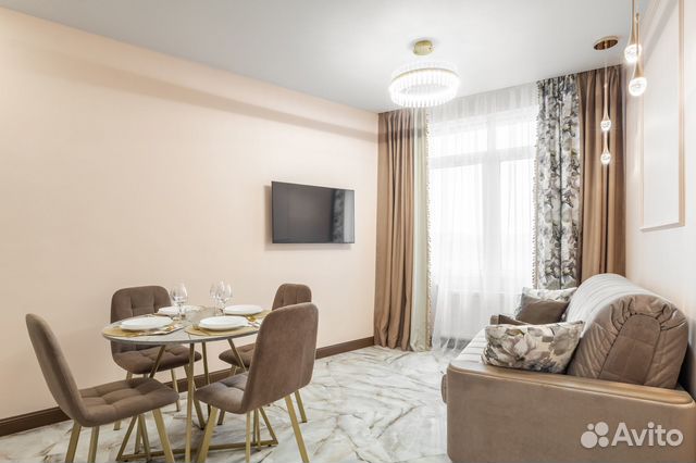 

1-к. квартира, 43 м², 2 кровати
