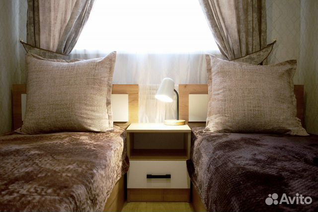 

1-к. квартира, 10 м², 2 кровати