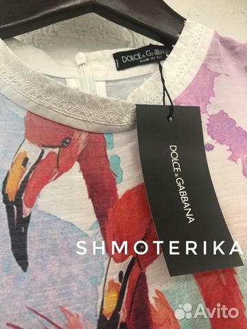 Dolce Gabbana воздушное платье, Новое