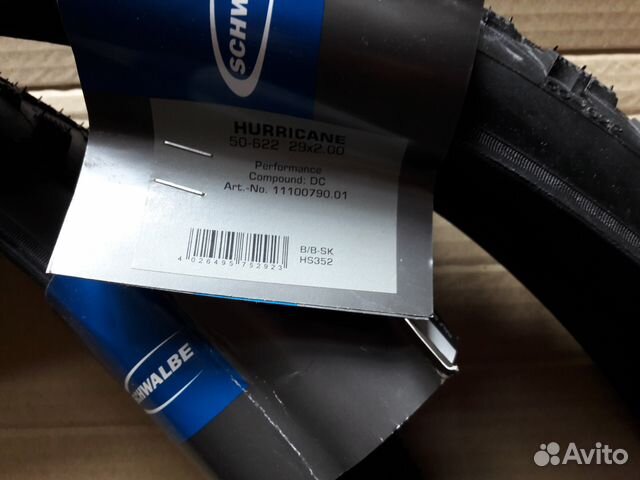 Новые покрышки Schwalbe Hurricane 27.5 / 29*2.0