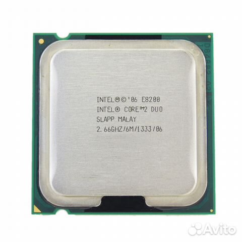 Процессор intel core 2 duo e8200