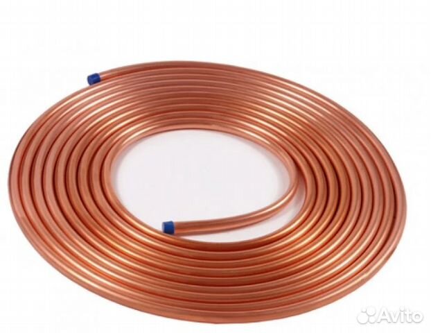 Медная труба отожженная 1/2 halcor (Греция)