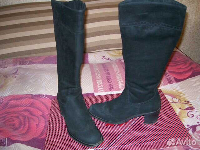 Сапоги 38 замша Терволина Сапоги 38 замша Терволина