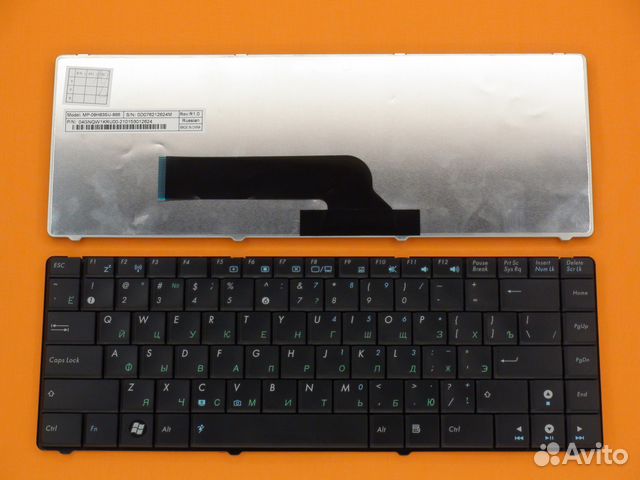Клавиатура для ноутбука Asus K40 K40AB K40AC K40AD