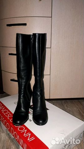 Сапоги демисезон Francesco Donni, р.39, кожа Сапоги демисезон Francesco Donni, р.39, кожа