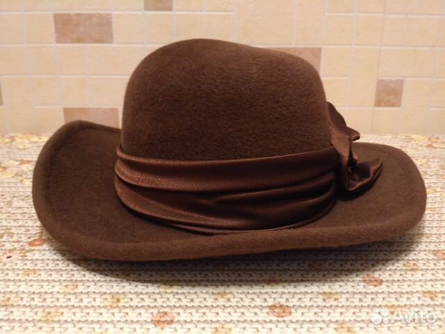 Шляпа фетровая широкополая