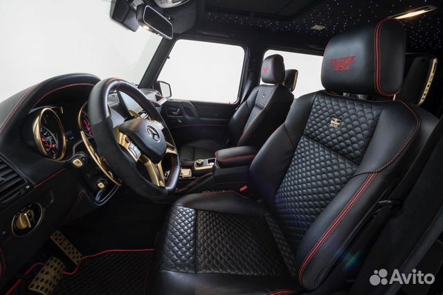 Эмблемы в сиденье Gold Brabus для G class W463