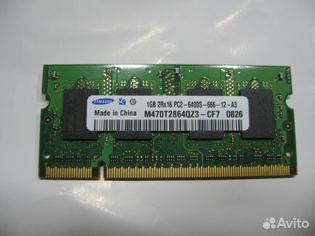 Оперативная память озу для ноутбука DDR2