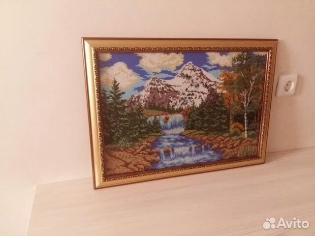 Картина вышитая чешским бисером Картина вышитая чешским бисером