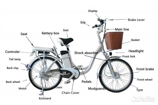 Электровелосипед скутер aima