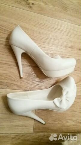 Туфли свадебные белые