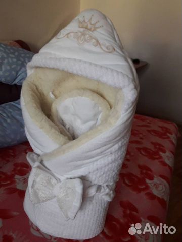 Зимний конверт на выписку