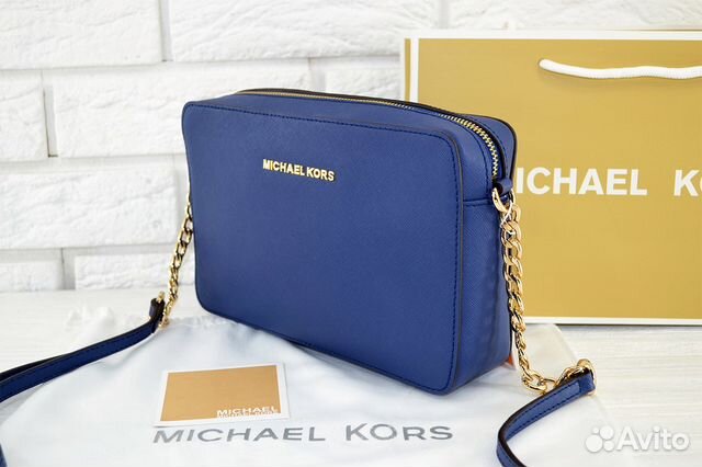 Michael Kors Jet Set Mini синяя