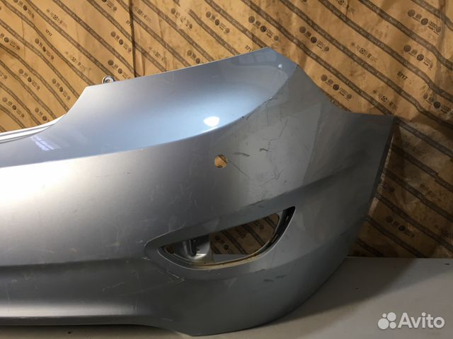 Бампер задний Hyundai Solaris sedan до Рестайл