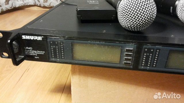 Радиомикрофоны Shure UR серия - UR2 UR4D Радиомикрофоны Shure UR серия - UR2 UR4D