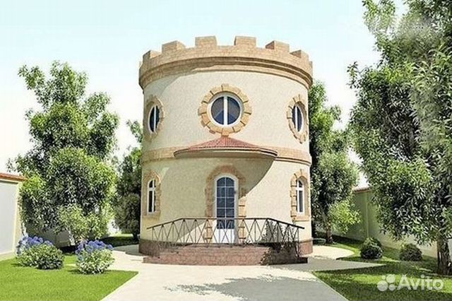 дом в форме башни