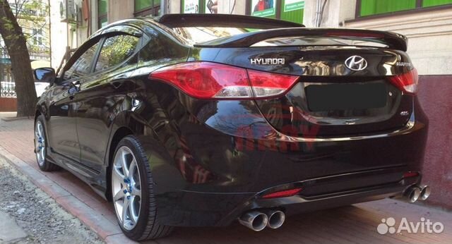 Спойлер со стоп сигналом для Hyundai Elantra 5 Спойлер со стоп сигналом для Hyundai Elantra 5
