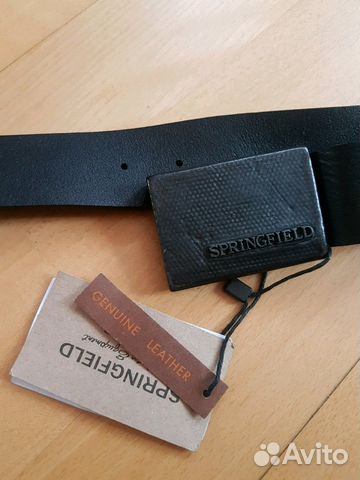 Кожаный ремень новый