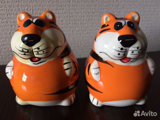 Солонка и перечница Тигрята