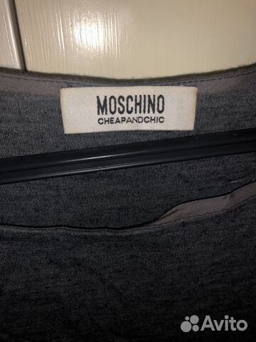 Серое платье Moschino Cheap Chic 42 оригинал Серое платье Moschino Cheap Chic 42 оригинал