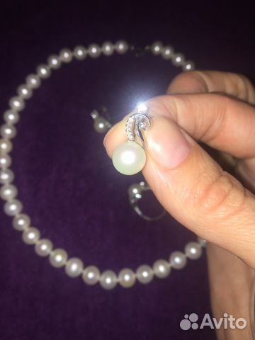 Ожерелье и комплект из жемчуга