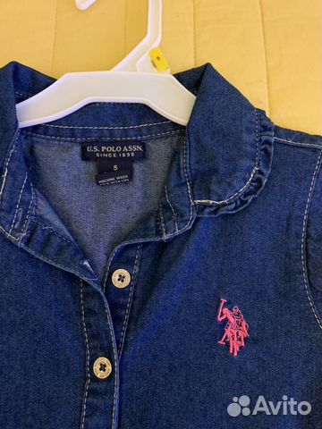 Платье U.S.Polo assn, оригинал, 5 лет