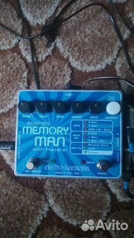 Electro harmonix stereo memory man with hazarai